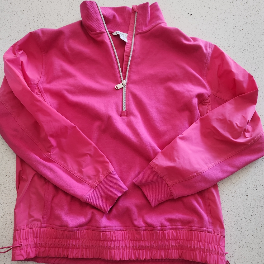 Athleta  Fuchsia Half-Zip Jacket